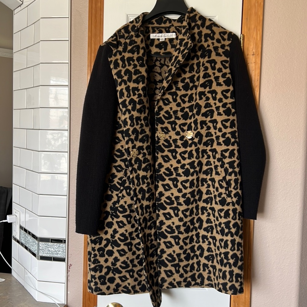 Kenneth Cole Leopard Print Jacket